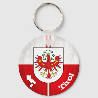" Österreich: Tirol Flagge und Wappen ... Key Ring