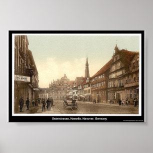 Osterstrasse, Hamelin, Hanover, Germany Poster