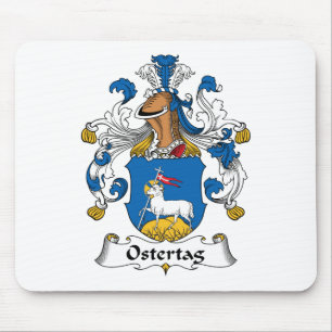Ostertag Family Crest Mouse Pad