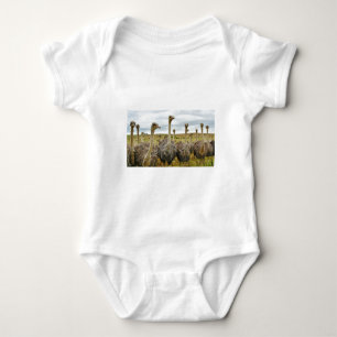 ostrich baby bodysuit