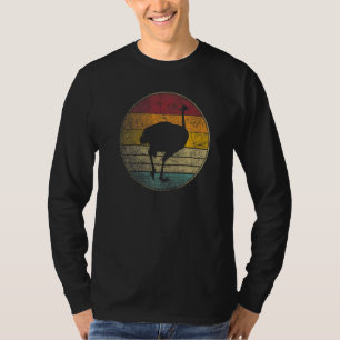 Ostrich Bird Love Sun Retro Vintage 70s 80s 90s T-Shirt