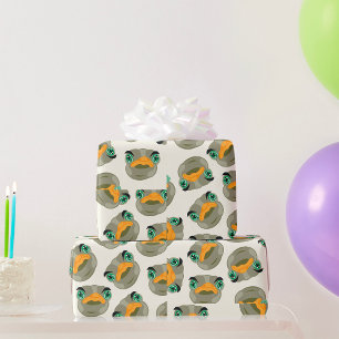 Ostrich Bird Pattern Wrapping Paper