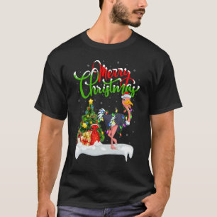 Ostrich Bird   Xmas Decorations Santa Ostrich Chri T-Shirt