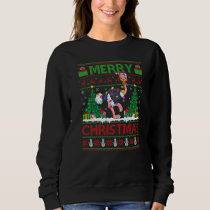 Ostrich Bird Xmas Tree Ugly Santa Ostrich Christm Sweatshirt