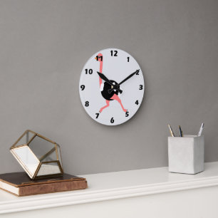 Ostrich Design Round Clock