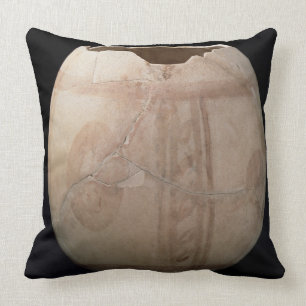 Ostrich egg cut in the form of a vase from Puig de Cushion