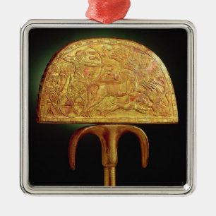 Ostrich-feather fan, from Tomb of Tutankhamun Metal Ornament