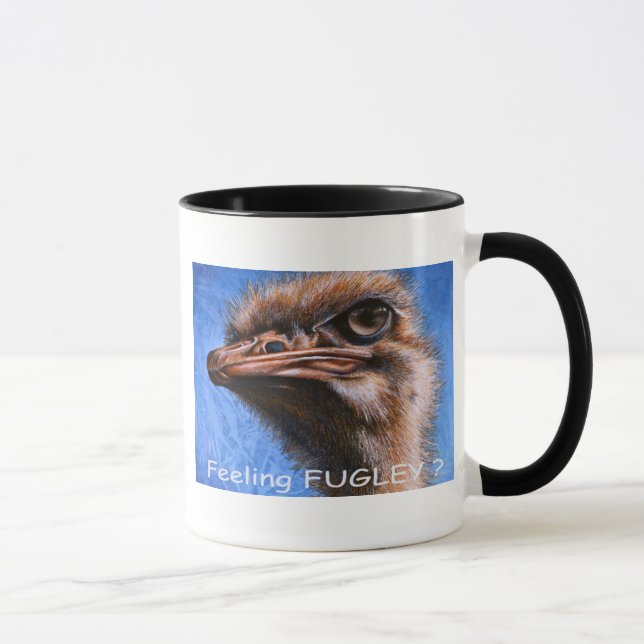 Ostrich Feeling Fugley Mug (Right)
