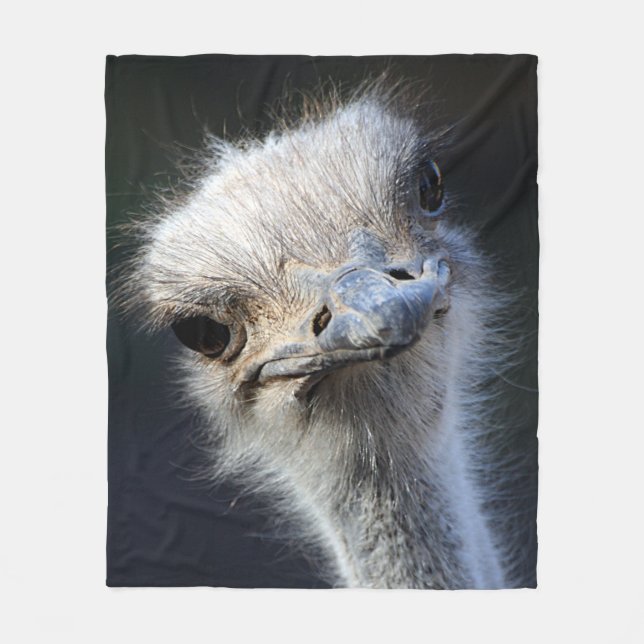 Ostrich Fleece Blanket (Front)