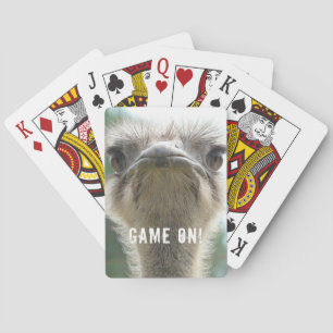 Ostrich GAME ON Playing Cards
