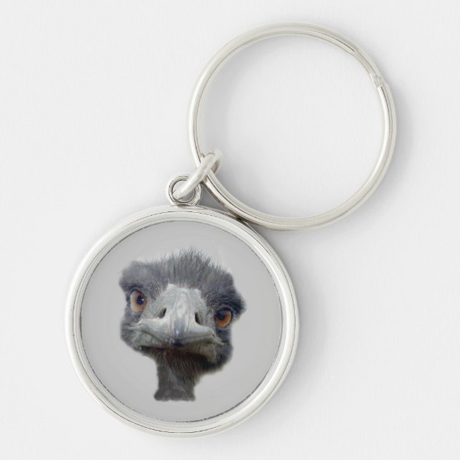 Ostrich head key ring (Front)