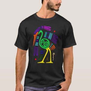 Ostrich Like Animal Full Of Colours T-Shirt