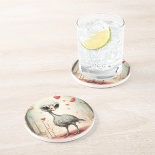 Ostrich Love 2 Coaster