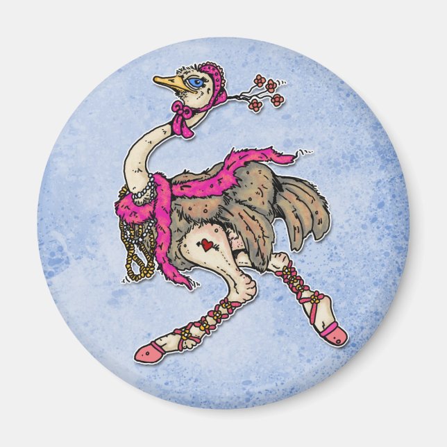 ostrich magnet (Front)