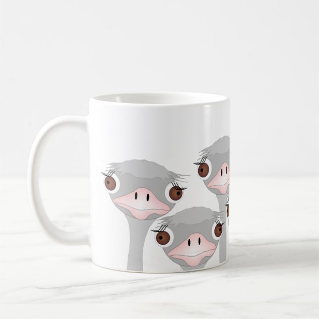Ostrich Mug (Left)