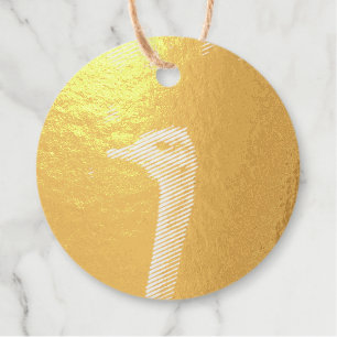 Ostrich Photography Favour Tags