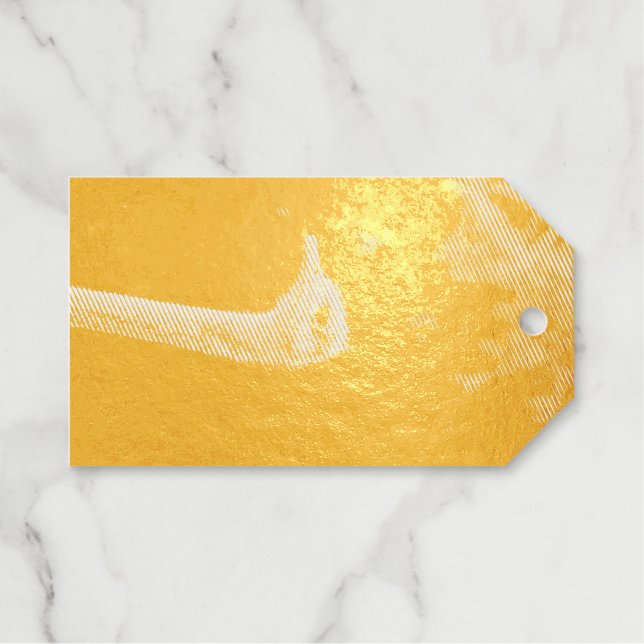 Ostrich Photography Gift Tags (Front (Horizontal))