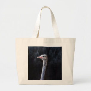 Ostrich Photography Large Tote Bag