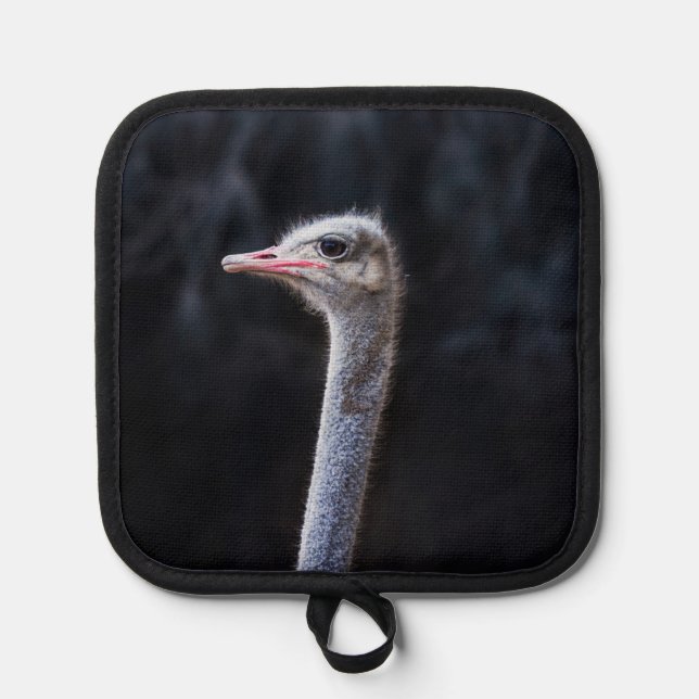 Ostrich Photography Pot Holder (Front)