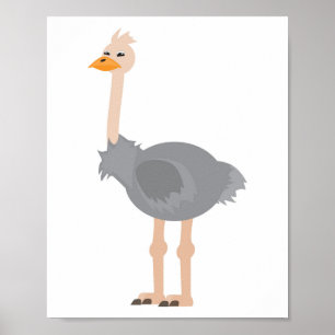 Ostrich Poster