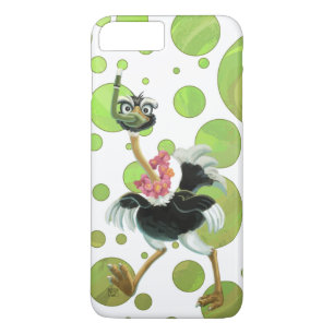 Ostrich Race in the Swamp iPhone 8 Plus/7 Plus Case