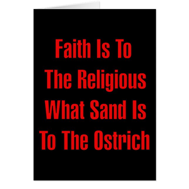 Ostrich Religion (Front)