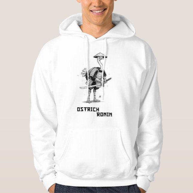 Ostrich Ronin Hoodie (Front)