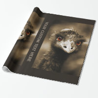 Ostriches Look custom wrapping paper
