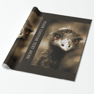 Ostriches Look custom wrapping paper