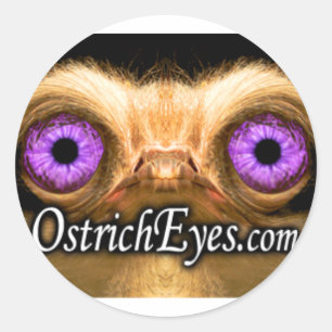 OstrichFace Small Sticker