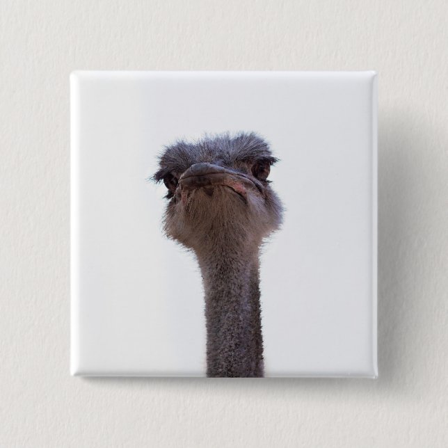 Ostrish Coffee Mug Invitation Keychain 15 Cm Square Badge (Front)