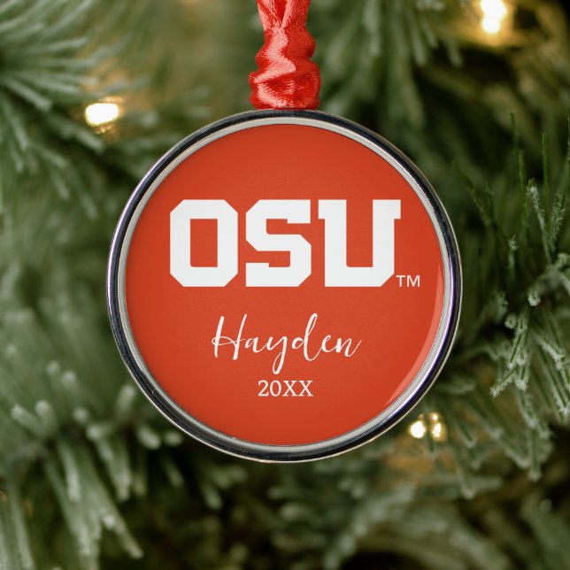 OSU METAL ORNAMENT (Tree)