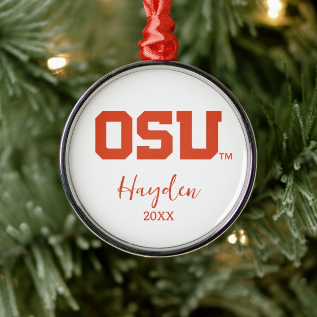 OSU METAL ORNAMENT (Tree)