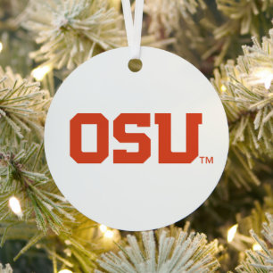 OSU METAL TREE DECORATION