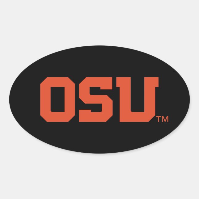 OSU OVAL STICKER (Front)