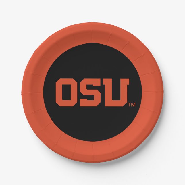 OSU PAPER PLATE (Front)