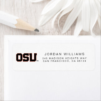 OSU RETURN ADDRESS LABEL