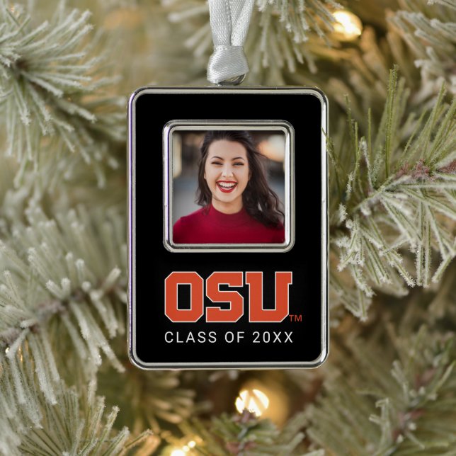 OSU SILVER PLATED FRAMED ORNAMENT (Tree)