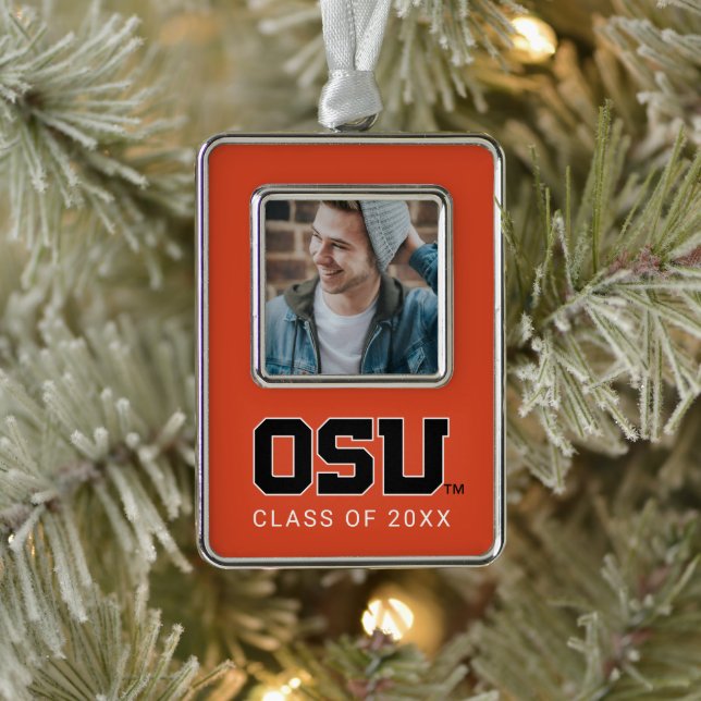 OSU SILVER PLATED FRAMED ORNAMENT (Tree)