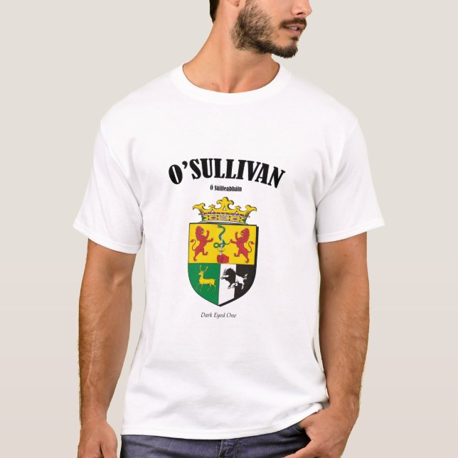 O'SULLIVAN Crest Translation & Meaning T-Shirt (Front)