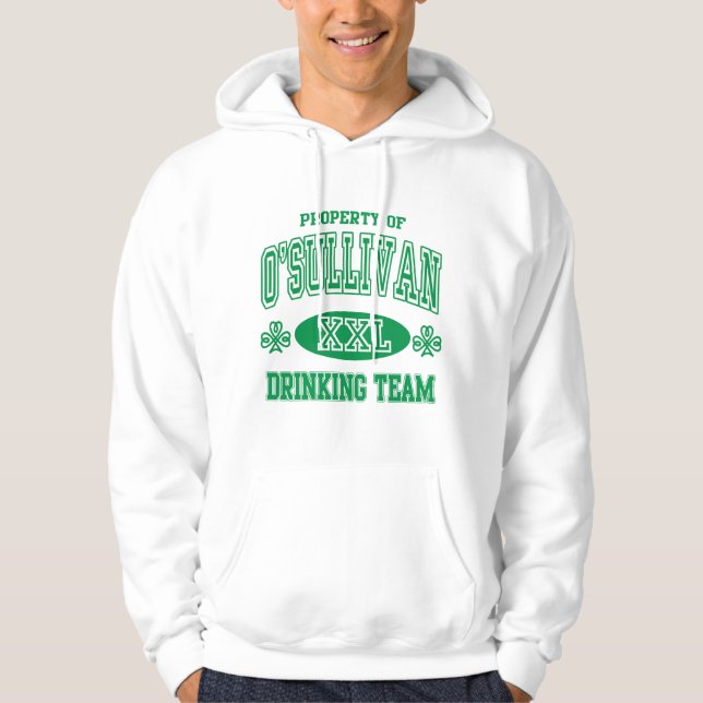 O'Sullivan Irish Drinking Team Hoodie (Front)