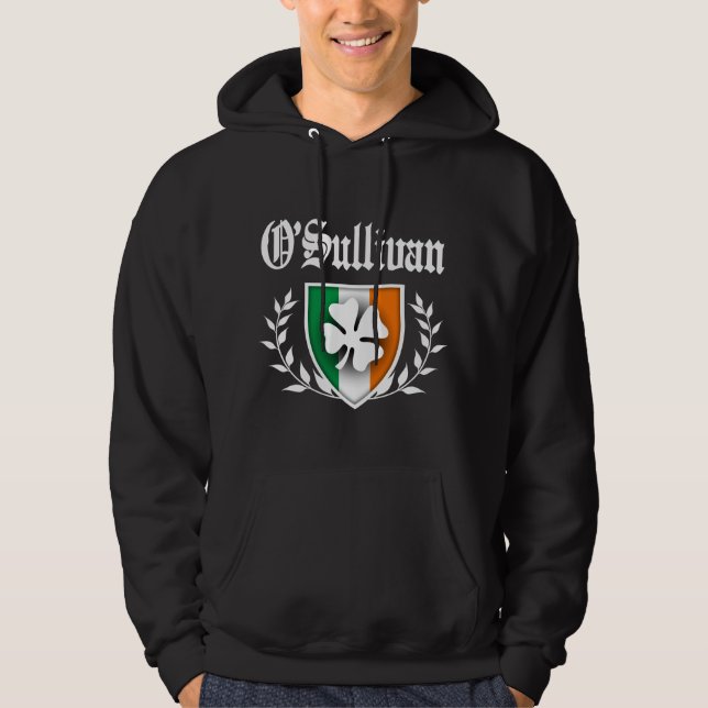 O'Sullivan Shamrock Crest Hoodie (Front)