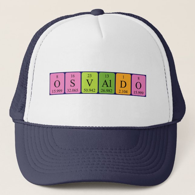 Osvaldo periodic table name hat (Front)