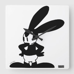 Oswald - Angry (All Wet, 1927) Square Wall Clock