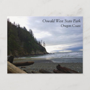 Oswald West State Park, Oregon Coast Postcard
