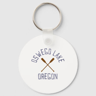 Oswego Lake Oregon Outdoors Vintage Key Ring