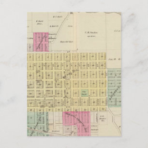 Oswego, Neosho Falls, Havens, and Butler, Kansas Postcard