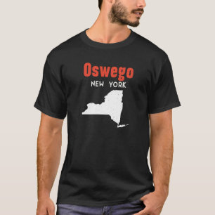 Oswego New York Usa State America Travel New Yorke T-Shirt