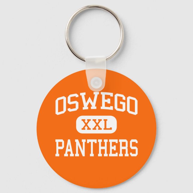 Oswego - Panthers - High School - Oswego Illinois Key Ring (Front)