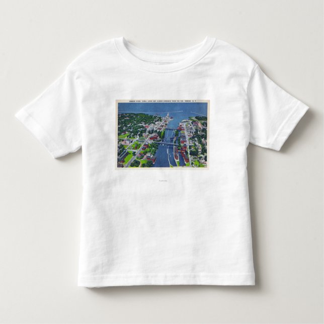 Oswego River, Locks, Harbour Entrance Toddler T-Shirt (Front)